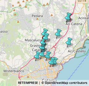 Mappa Largo Immacolata, 95030 Tremestieri Etneo CT, Italia (3.25357)