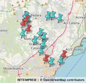 Mappa Largo Immacolata, 95030 Tremestieri Etneo CT, Italia (4.07368)