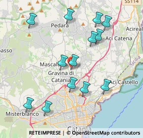 Mappa Largo Immacolata, 95030 Tremestieri Etneo CT, Italia (4.61923)