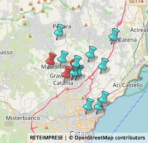 Mappa Largo Immacolata, 95030 Tremestieri Etneo CT, Italia (3.07538)