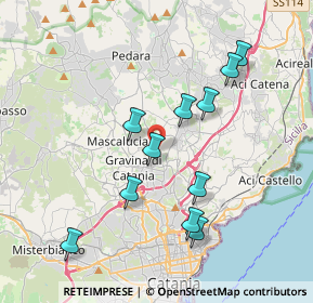 Mappa Largo Immacolata, 95030 Tremestieri Etneo CT, Italia (4.13636)