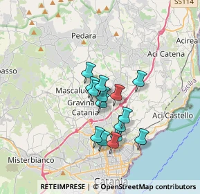 Mappa Largo Immacolata, 95030 Tremestieri Etneo CT, Italia (2.84867)