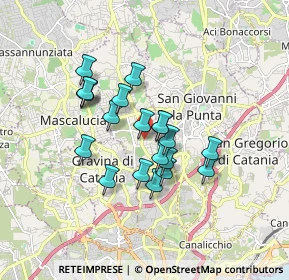 Mappa Largo Immacolata, 95030 Tremestieri Etneo CT, Italia (1.505)