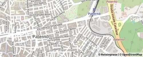 Mappa Paternò