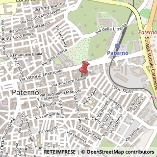 Mappa Via G. Bellini, 79, 95047 Paterno, Potenza (Basilicata)