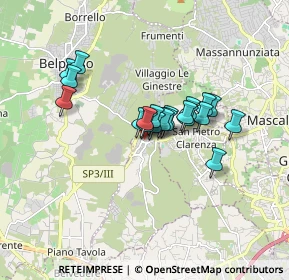 Mappa Via Umberto, 95040 Camporotondo Etneo CT, Italia (1.3465)