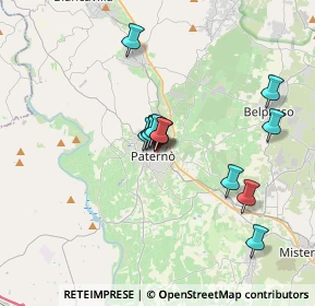 Mappa Via Merano, 95047 Paternò CT, Italia (3.27083)