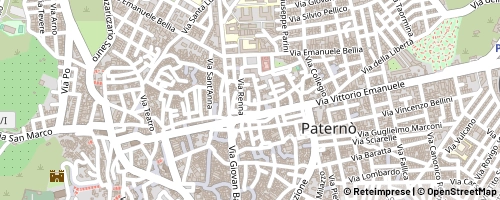 Mappa Paternò