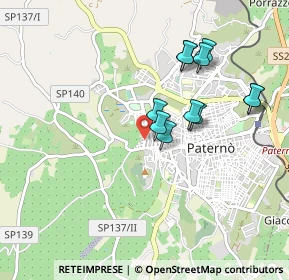 Mappa Via Po, 95047 Paternò CT, Italia (0.93091)