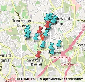 Mappa Via Bologna, 95030 Sant'Agata Li Battiati CT, Italia (0.7445)