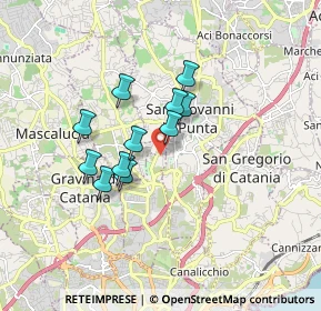 Mappa Via Bologna, 95030 Sant'Agata Li Battiati CT, Italia (1.45091)