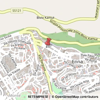 Mappa Via Roma, 306, 94100 Enna, Enna (Sicilia)
