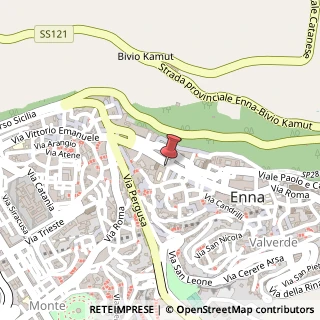 Mappa Via Varisano, 21, 94100 Enna, Enna (Sicilia)