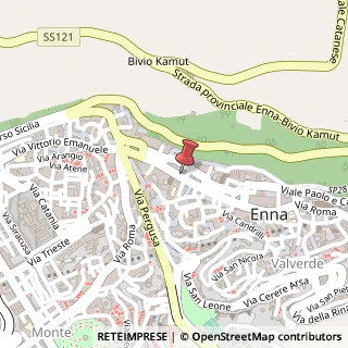 Mappa Via Roma, 361, 94100 Enna, Enna (Sicilia)