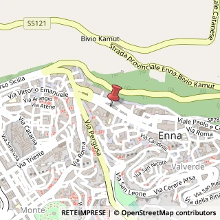 Mappa Via Roma, 353, 94100 Enna, Enna (Sicilia)