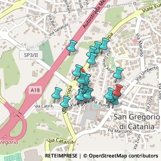 Mappa Via Roma, 95027 San Gregorio di Catania CT, Italia (0.1935)