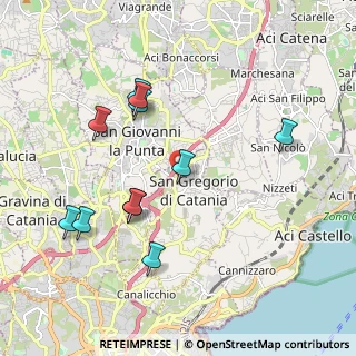 Mappa Via Roma, 95027 San Gregorio di Catania CT, Italia (2.26636)