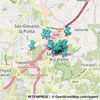 Mappa Via Roma, 95027 San Gregorio di Catania CT, Italia (0.4845)
