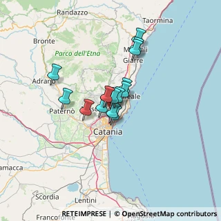 Mappa Via Galileo Galilei, 95027 San Gregorio di Catania CT, Italia (9.52933)