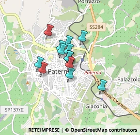 Mappa Via Bellini, 95047 Paternò CT, Italia (0.57214)