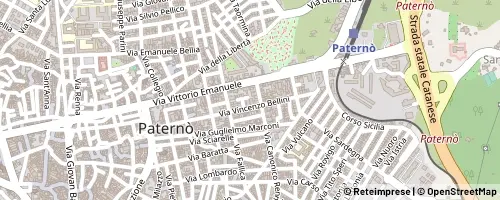 Mappa Paternò