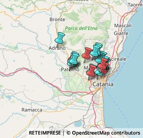 Mappa Via Somalia, 95047 Paternò CT, Italia (10.276)