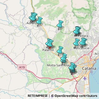 Mappa Via Eritrea, 95047 Paternò CT, Italia (9.867)