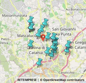 Mappa Via Santa Maria dei Monti Arsi, 95030 Tremestieri Etneo CT, Italia (1.5545)