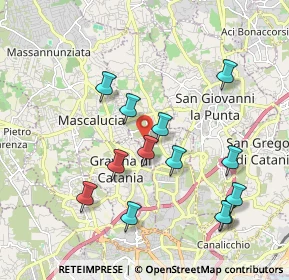 Mappa Via Santa Maria dei Monti Arsi, 95030 Tremestieri Etneo CT, Italia (2.20154)