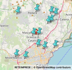 Mappa Via Santa Maria dei Monti Arsi, 95030 Tremestieri Etneo CT, Italia (4.68308)