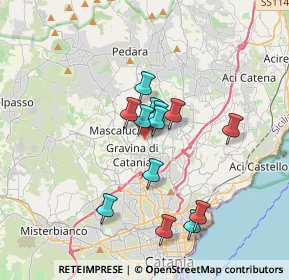 Mappa Via Santa Maria dei Monti Arsi, 95030 Tremestieri Etneo CT, Italia (3.14308)