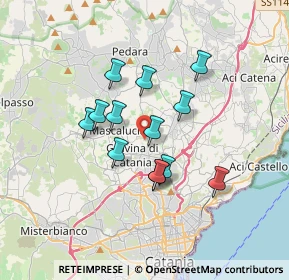 Mappa Via Santa Maria dei Monti Arsi, 95030 Tremestieri Etneo CT, Italia (3.08231)