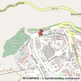 Mappa Via Catania, 4, 94100 Enna, Enna (Sicilia)