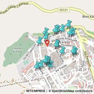 Mappa Via Regione Siciliana, 94100 Enna EN, Italia (0.2365)
