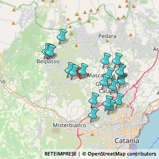 Mappa 95030 San Pietro Clarenza CT, Italia (3.9825)