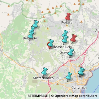 Mappa 95030 San Pietro Clarenza CT, Italia (4.90538)
