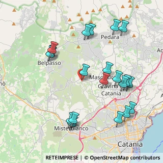 Mappa 95030 San Pietro Clarenza CT, Italia (5.0535)