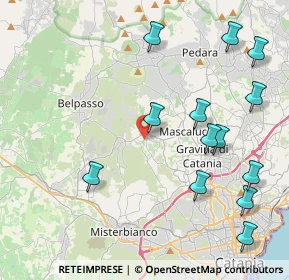 Mappa 95030 San Pietro Clarenza CT, Italia (5.50538)