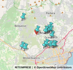 Mappa 95030 San Pietro Clarenza CT, Italia (3.57933)