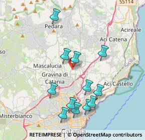 Mappa Via Napoli, 95030 Sant'Agata li Battiati CT, Italia (4.37833)