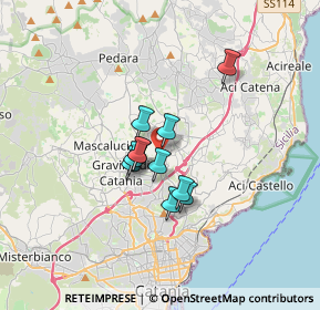 Mappa Via Napoli, 95030 Sant'Agata li Battiati CT, Italia (2.41545)