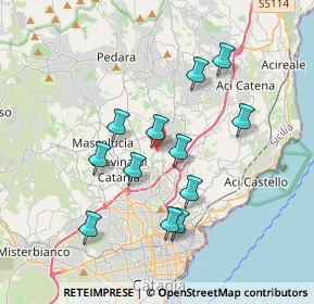 Mappa Via Napoli, 95030 Sant'Agata li Battiati CT, Italia (3.71083)
