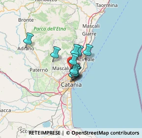 Mappa Via Napoli, 95030 Sant'Agata li Battiati CT, Italia (7.38545)