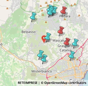 Mappa Via Giuseppe Mazzini, 95030 San Pietro Clarenza CT, Italia (4.67846)