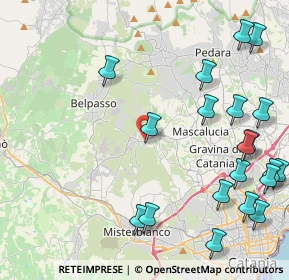 Mappa Via Giuseppe Mazzini, 95030 San Pietro Clarenza CT, Italia (6.3035)