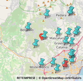 Mappa Via Giuseppe Mazzini, 95030 San Pietro Clarenza CT, Italia (5.8255)