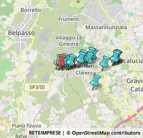 Mappa Via Giuseppe Mazzini, 95030 San Pietro Clarenza CT, Italia (1.15)