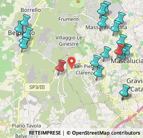 Mappa Via Giuseppe Mazzini, 95030 San Pietro Clarenza CT, Italia (3.002)