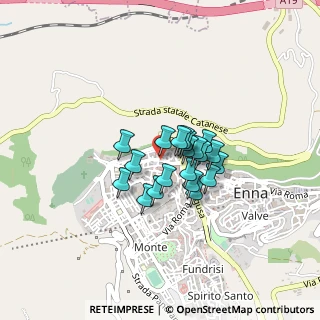 Mappa Via Candia, 94100 Enna EN, Italia (0.295)