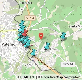 Mappa Strada Comunale Palazzolo, 95032 Belpasso CT, Italia (1.073)